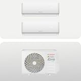 HANTECH Multisplit Klimaanlage 18000 BTU H-PRO mit 2x9000 BTU Inneneinheit WIFI