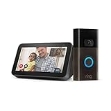 Ring Video Doorbell von Amazon, Venezianische Bronze, Funktionert mit Alexa + Echo Show 5 (2. Generation, 2021), Anthrazit - Smart Home-Einsteigerpaket
