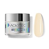 Acrylpulver für Nägel, Aokitec Professionelles Acrylpulver für Nagel Verlängerung Acryl Nagelpulver French Nail Art System Acrylnagelpulver für Zuhause und Salon (1 OZ)