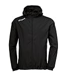 uhlsport Herren Essential Regenjacke, schwarz/Weiß, S