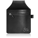 Robin Goods® Kellnertasche Kellnerportemonnaie Kellnerbörse Kellner Geldbörse Geldwechsler - formschönes Portemonnaie für Kellner - Kellnerhalfter Kellnerholster (schwarz - 1 Stück)