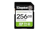 Kingston Canvas Select Plus SD Speicherkarte 256GB SDXC Gen3 150MB/s C10 UHS-I U1 V10 - SDS3/256GB
