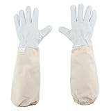 KINGLAKE Imkerhandschuhe aus Ziegenleder,Imker Handschuhe...