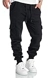 Amaci&Sons Herren Cargo Jogginghose Sporthose Sweatpants...