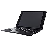 OtterBox für iPad 8th/7th gen Sturzsichere Schutzhülle mit Tastatur, DEUTSCH Unlimited Folio with Keyboard Series,Transparent/Schwarz - Keine Einzelhandelsverpackung