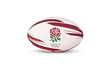 England Rugby Hy-Pro Offiziell lizenzierter Ball, Größe 5, Rot und Weiß, RFU