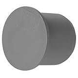 HT Muffenstopfen Ø DN40 Rohrstopfen Kunststoffstopfen Endstopfen Rohrdeckel Grau