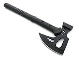 VIKING GEAR Tomahawks Black Ragnar Edition Hammer Beil Outdoor Axt Campingäxte mit Coduraholster schwarz - M48 SWAT, schwarz