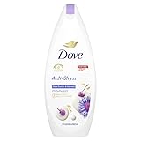 Dove Duschgel Anti-Stress Duschbad mit 3-fach Feuchtigkeitskomplex für gestresste und trockene Haut 250 ml 1 Stück