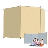 Teksome Oxford Windschutz für Campingkocher, mit Kordelzugbeutel, vielseitiger Sonnenschutz, Camping-Windschutz, Windschutzscheibe, Outdoor-Wohnwagen-Sichtschutz