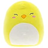 Squishmallows Offizielle Jazwares Ava das gelbe Küken mit Babyrassel, 20,3 cm