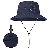 Durio Regenhut Herren Wasserdicht | Bucket Hat | Sommerhut Herren Anglerhut | Neutraler Sonnenhut | Outdoor Hut Verstellbarer Fischerhut für Damen und Herren