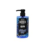 BARBER MARMARA Rasiergel Männer No.76 - Herren Rasiergel transparent 500ml - Shaving Gel Men - für eine präzise Rasur der Bartkonturen - optimales Gleiten - Kühlt die Haut - mit Pumpenspender