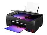 Canon Multifunktionsdrucker PIXMA G650 MegaTank Drucker Tintenstrahldrucker Scanner Kopierer (4.800 x 1.200 dpi, Fotodrucker 10x15 cm,, LC Display, WLAN, Wireless Printing, Auto Power On/Off) schwarz