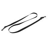 Verstellbarer Schultergurt - Elastischer Ersatzgurt mit Drehclip | Schwarze Tasche Sling für Reisen, Wandern, Survival, Klettern, Outdoor-Ausrüstung, multifunktionales Tragewerkzeug, Rucksackzubehör