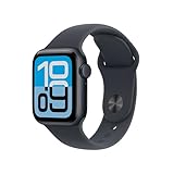 Apple Watch SE 3 GPS + Cellular 40 mm Smartwatch mit Aluminiumgehäuse in Mitternacht und Sportarmband in Mitternacht (S/M). Fitness‑ und Schlaftracker, Herzfrequenzmesser, Always-On Display