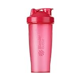 BlenderBottle Classic Shaker mit BlenderBall, optimal geeignet als Eiweiß Shaker, Protein Shaker, Wasserflasche, Trinkflasche, BPA frei, skaliert bis 600 ml, Fassungsvermögen 820 ml, pink