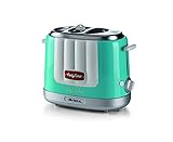 Ariete 206 Hot Dog Maker Party Time, Hot Dog Maker, 650 W, 5 Garstufen, 4 Garräume, automatischer Auswurf, hellblau