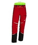 KOX Schnittschutzhose Mistral 3.0 Rot/Gelb Größe 50