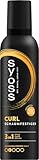 SYOSS Curl Schaumfestiger (250 ml), Locken Mousse mit 3in1 Formel für perfekt definierte Locken & Wellen, Lockenschaum mit Vitamin-Komplex, Panthenol & Niacinamide für eine gestärkte Haarstruktur