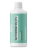 Bio-pflanzliches Glycerin 1000 ml – Flüssigkeit 100 Eur. Ph.-Qualität und Lebensmittelqualität, vegan, natürliches Feuchthaltemittel, Duftstoff – GVO – bruchsichere Flasche