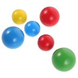 PENIKOKO 6 Stück Teiliges Croquet Set für Holzspielbälle Langlebig Robust Leicht Tragbar für Garten Picknick Outdoor Spiele Familienaktivitäten