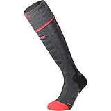 Lenz Heat 5.1 Socken 2023 Anthracite/red, 42-44