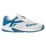 Kempa Unisex Kinder Wing 2.0 Junior Sport-Schuhe, Weiß Deep Blau, 33 EU