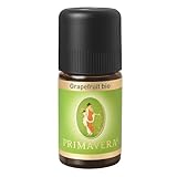 PRIMAVERA Grapefruit bio 100% naturreines Ätherisches Öl, 5 ml ätherisches Öl