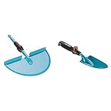 Gardena combisystem-Rasenkantenstecher: Rasenkantenschneider, Gartenzubehör zum Abstechen von Rasenkanten & combisystem-Blumenkelle: Gartenschaufel für An- und Umpflanzarbeiten, Arbeitsbreite 8.5 cm