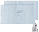 Lescars Magnet Scheibenabdeckung: 2er-Set 2in1-Universal-Windschutzscheiben-Abdeckung, Magnet-Fixierung (Anti EIS Kfz Scheibenabdeckung, Auto-Scheibenabdeckung Magnet, Windschutzscheibe)