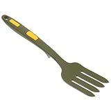CONGARTENO Tragbare Silikon Gabel mit ergonomischem rutschfestem Griff multifunktionale lebensmittelechte Küchenutensilie für Salat Verzehr und Haushalt schonend glatte Kanten komfortabel zu