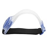 Airshi LED-Leuchtarmband, LED-Laufgurt, PVC + Silikon, Verstellbare Riemen für Konzerte, LED-Armband Zum Radfahren, für Camping, für Outdoor-Sportarten (Blau)