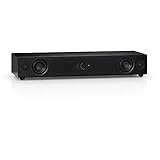 Nubert nuPro AS-3500 | Schwarze Soundbar | Soundplate für HiFi mit Dolby Audio und DTS | Vollaktiver TV-Lautsprecher für Spitzenklang | Soundbase mit Bluetooth aptX HD | Stereobase in 2 Wege Technik