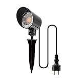 da LIGHT Led Strahler 6W 600LM, Wandspot 3000K Warmweiß mit 1.5M Kabel, Schwenkbar Wegeleuchte IP65 Wasserdicht für Garten Pflanzen Bild