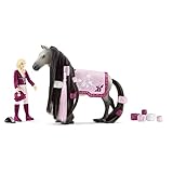 schleich HORSE CLUB 42584 Sofia's Beauties 18-Teiliges Pferde-Beauty-Set - Reiterin Sofia und Pferd mit Mähne und Schweif zum Striegeln plus Zubehör, Pferde Spielzeug ab 5 Jahren