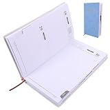 Gogogmee Englisch Tagesplaner mit Monatstabs und Detailliertem Tageskalender Eleganter Notizbuch Kalender für Büro und Studium Präzise Zeitplanung und Tägliche Routineverwaltung