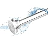 casa pura Duschstange ohne bohren Duschvorhangstange Stange für Duschvorhang, Badewanne oder Kleiderschrank klemmbare Teleskopstange Kleiderstange (105 bis 180 cm)