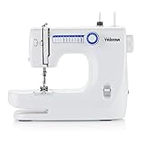 Tristar Nähmaschine, Einstiegsmodell für Anfänger, 10 Stichmuster, Freiarmfunktion, Doppelnadel, Einfaches Einfädeln, Leichtes Design, Nicht für dicke Stoffe, ab 12 Jahren, SM-6000