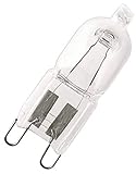 Osram HaloPin Halogen-Stecksockellampe, G9-Sockel, dimmbar, 33 Watt - Ersatz für 40 Watt, Warmweiß - 2700K, 2er-Pack
