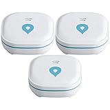 SEBSON Wassermelder Mini GS153, 10 Jahres Langzeit-Batterie, Wasseralarm, Wasserwächter 60x60x24,2mm, Wassersensor mit Lithium Batterie, 3er Pack