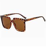 EkeNoz Quadratischer großer Rahmen, Strand-Sonnenbrille for Männer und Frauen, Reiten, Fahren, Trend, UV400-Sonnenbrille, Geschenk (Color : 5, Size : 1)