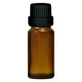 10x Apothekenfläschchen 10ml aus Braunglas mit schwarzem Premium Tropfverschluss (Größe 2mm) und Originalitätsring