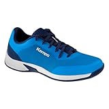 Kempa Unisex Kourtfly Three Sport-Schuhe, blau/weiß, 43 EU