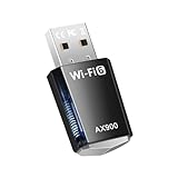 RUIZHI USB WLAN Stick für PC, WiFi 6 WLAN USB Stick AX900 Dual Band 2,4G/5GHZ, WiFi Dongle für MU-MIMO, WPA3, Internet Stick WLAN Adapter Fahrerlos für PC/Desktop/Laptop Maus Win7/10/11