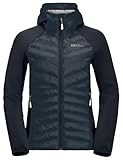 Jack Wolfskin Damen Routeburn Pro Hybrid W Softshelljacke, Graphite/Cool Grey, L EU