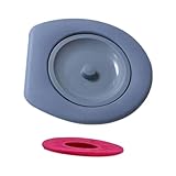 pistro Tragbarer Eimer Toilettensitz für Camping & Outdoor - Notfall Toilettendeckel für Angeln, Kinder & Erwachsene im Auto- Sitzdeckel Mit Abdeckung