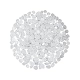 300 Stück Leuchtsteine Weiß,Leuchtsteine Nachtleuchtende,Steine Fluoreszierend,Pebble Steine Leuchtende,Steine Leuchtkiesel,Aquariumdeko Leuchtsteine,Steine Dekoration für Garten,Weg,Hof