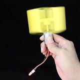 Fabater Vertikale Windkraftanerzier -Blätter Elektrizitätsgenerator Demonstratives Wissenschaftsmodell für das Unterrichten von Windenergieerzeugung mit Licht, Kit Kleiner Motor