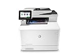 HP Color LaserJet Pro M479fdn Multifunktions-Farblaserdrucker (Drucker, Scanner, Kopierer, Fax, Duplex, LAN, Airprint) weiß